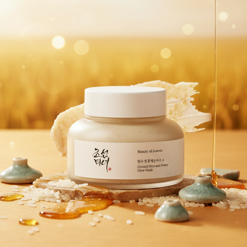 Ground Rice Honey Mask - fond coréen
