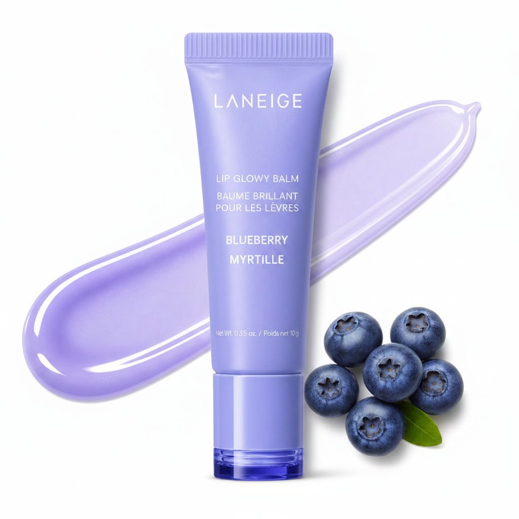 Texture Lip Glowy Balm Blueberry