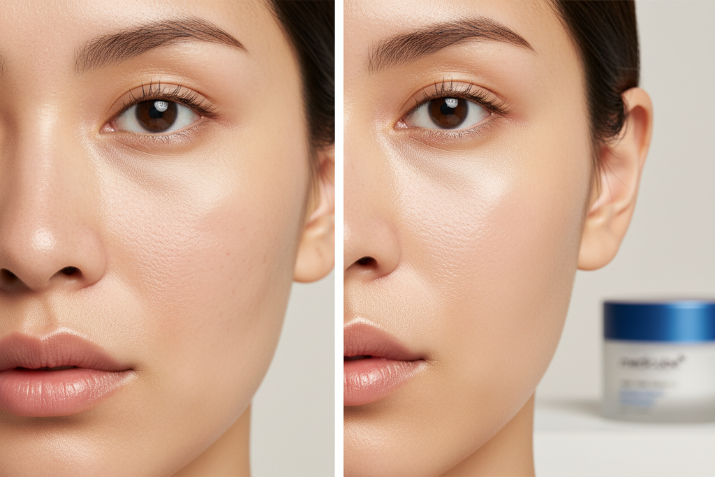 Avant après Zero Pore Cream 2.0