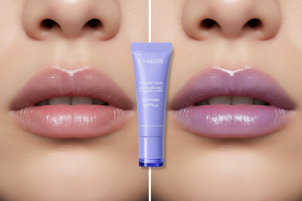 Avant après Lip Glowy Balm Blueberry